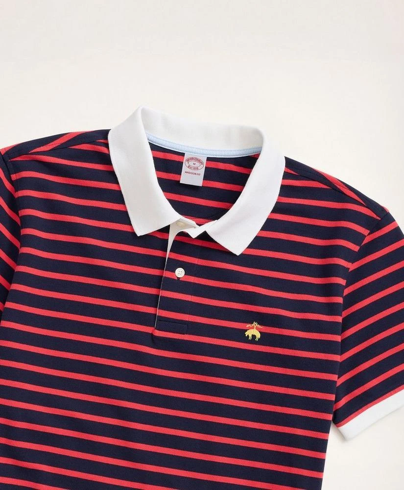 商品Brooks Brothers|Golden Fleece® Original Fit Multi-Stripe Polo Shirt,价格¥263,第2张图片详细描述