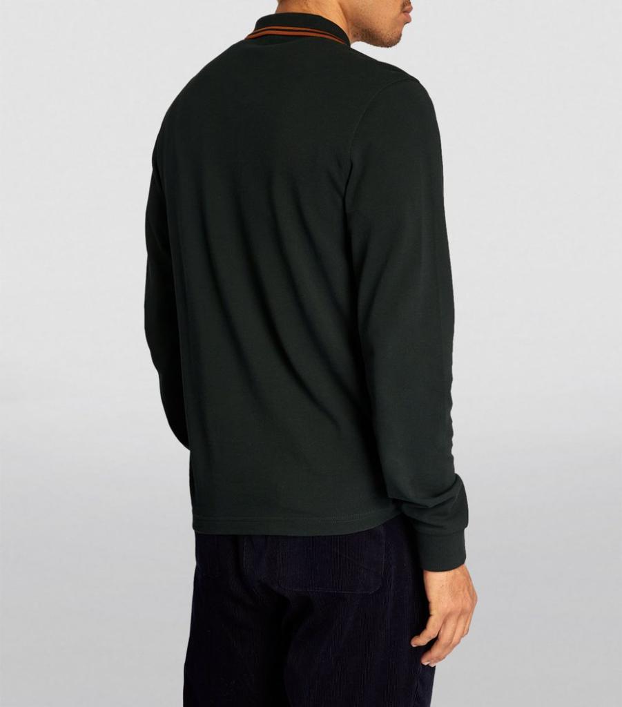 商品Fred Perry|Long-Sleeve Polo Shirt,价格¥716,第6张图片详细描述