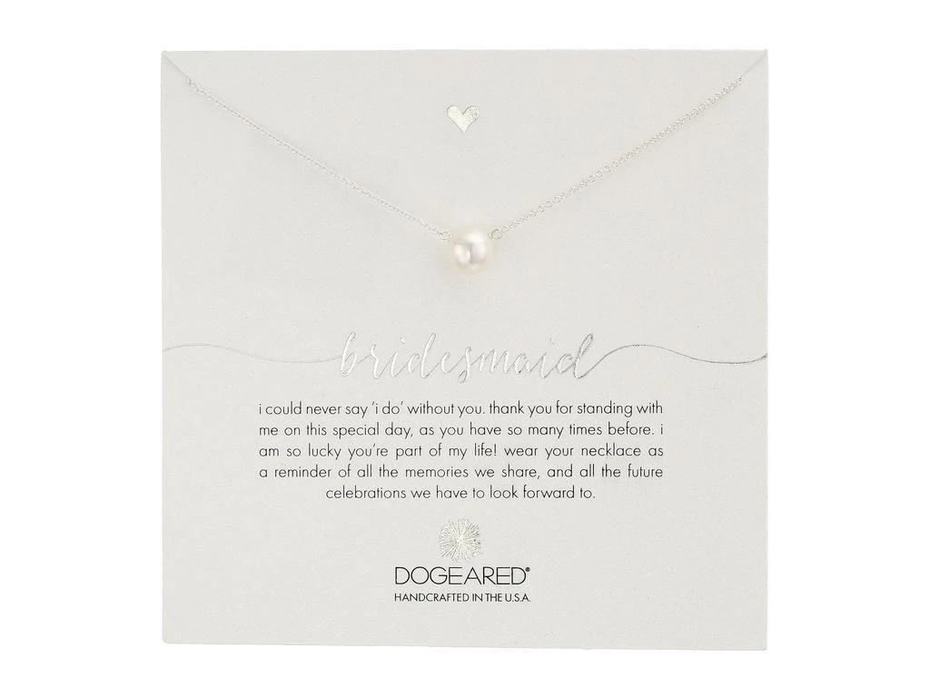 商品Dogeared|Bridesmaid White Pearl Necklace,价格¥249,第1张图片