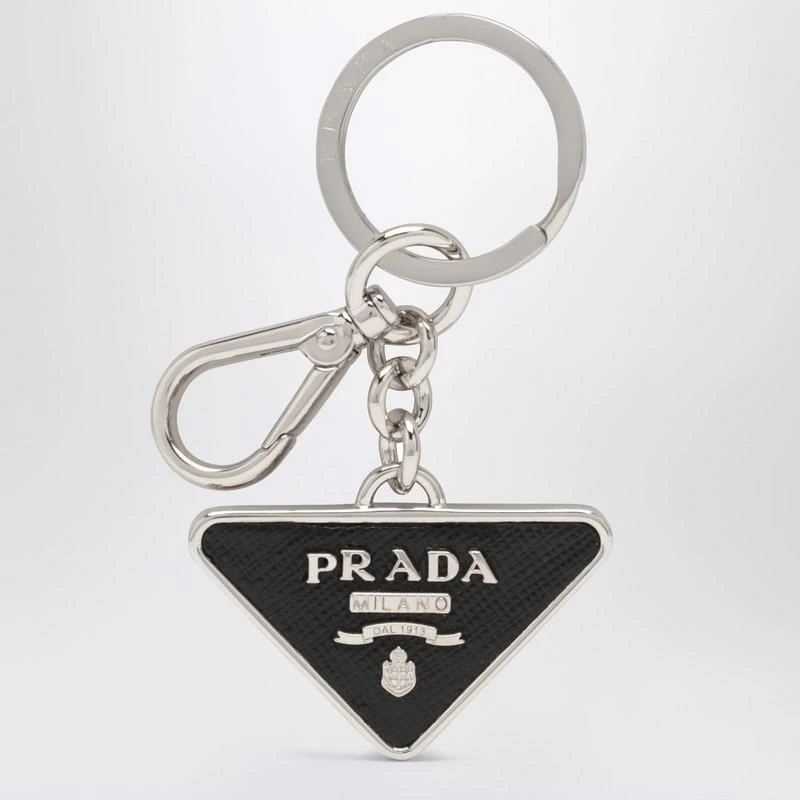 商品Prada|Prada Saffiano And Metal Key Ring,价格¥2706,第1张图片