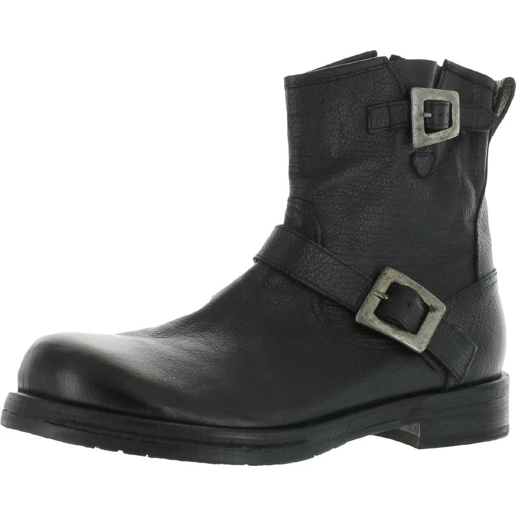 商品Steve Madden|Steve Madden Mens Leather Ankle Combat & Lace-up Boots,价格¥922,第1张图片