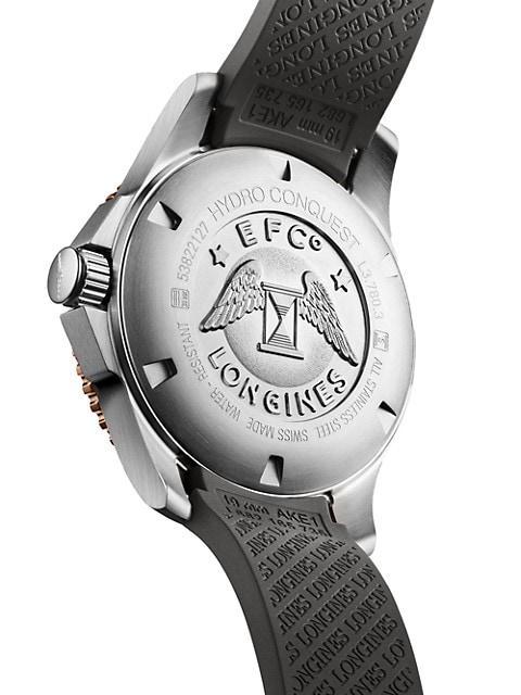 商品Longines|HydroConquest 39MM Stainless Steel Automatic Watch,价格¥14363,第6张图片详细描述