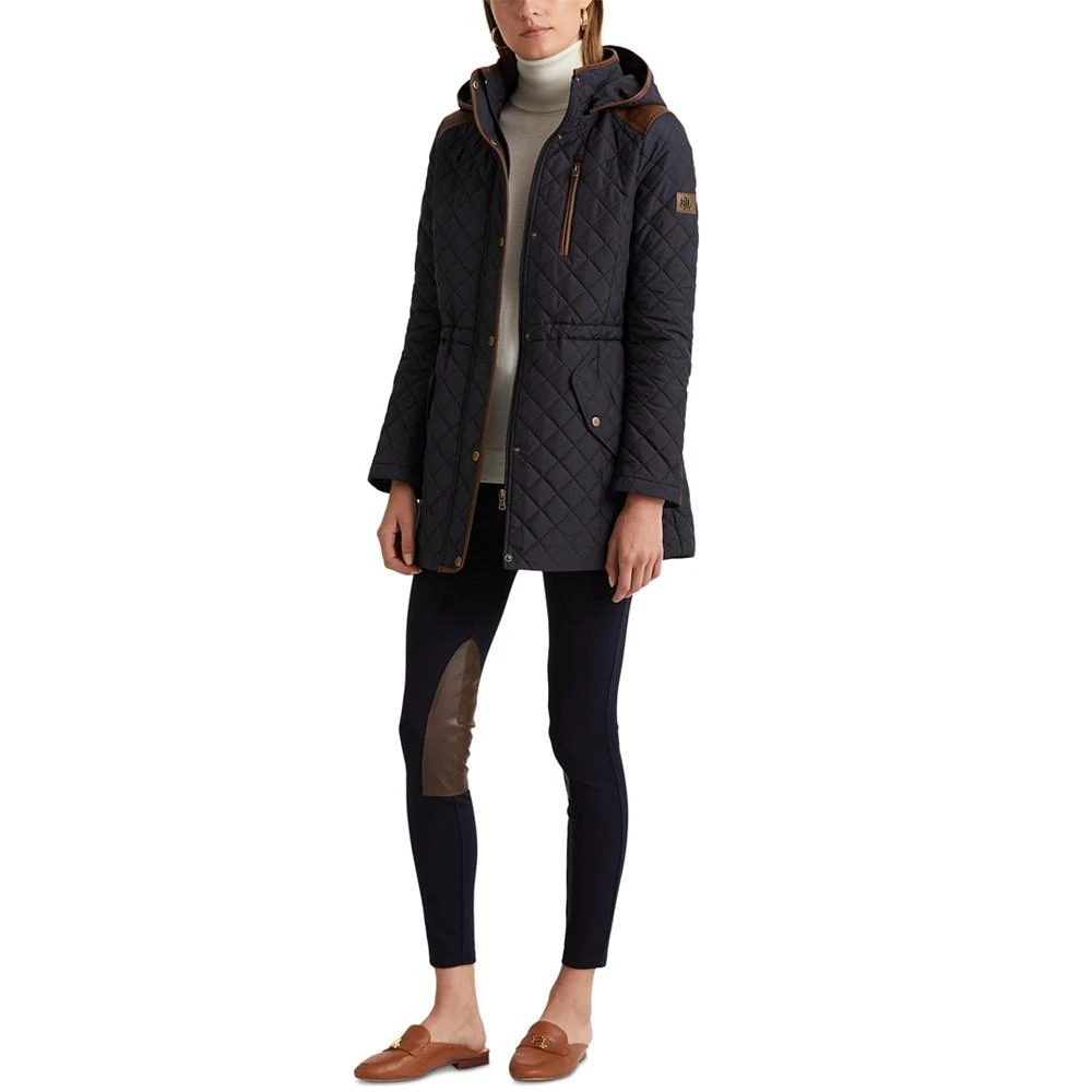 商品Ralph Lauren|Women's Quilted Hooded Coat, Created for Macy's,价格¥1222,第4张图片详细描述