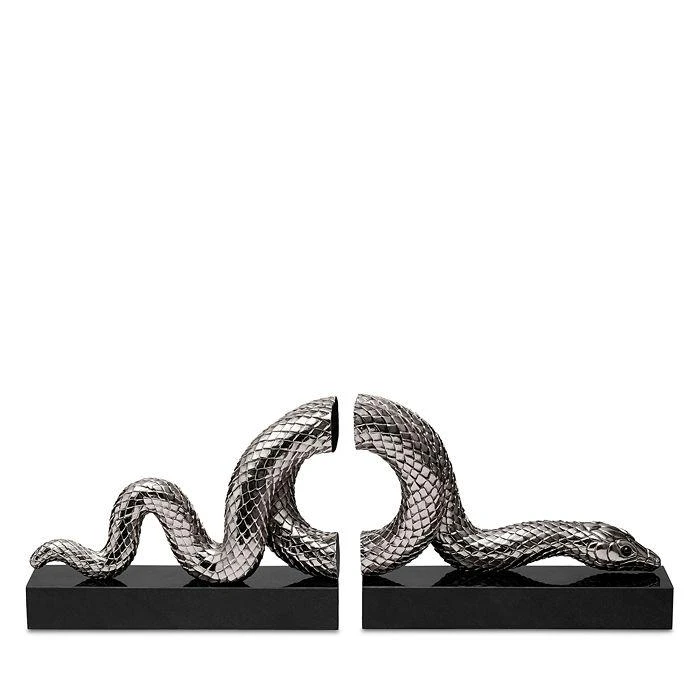 商品L'Objet|Platinum Plated Snake Bookends,价格¥8209,第1张图片