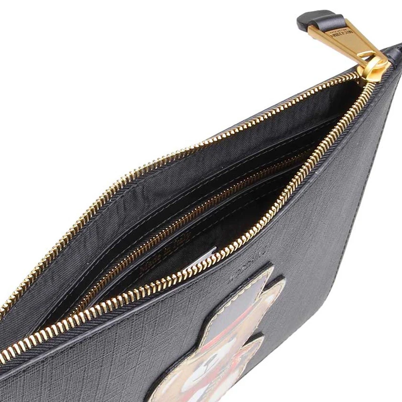 MOSCHINO 莫斯奇诺 女士黑色手拿包 8429-8210-1555 商品