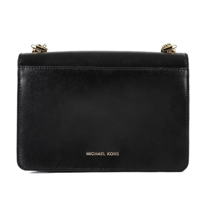 商品[国内直发] Michael Kors|MK 女包 迈克·科尔斯 MICHAEL KORS Jade系列 黑色皮质单肩斜挎包 30S9GJ4L9L BLACK,价格¥1492,第4张图片详细描述