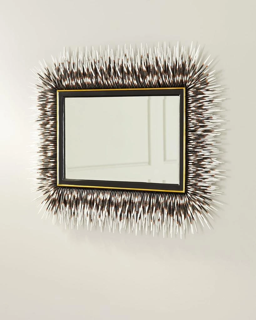 商品Neiman Marcus|Porcupine Quill Rectangle Mirror,价格¥14729,第4张图片详细描述