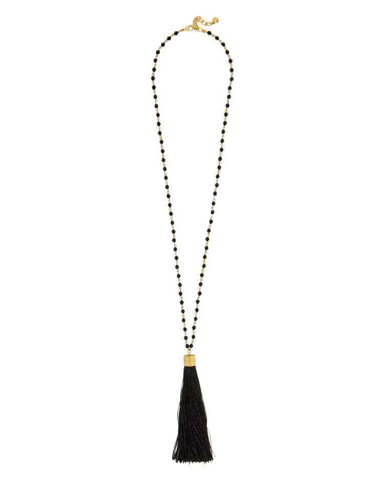 商品BAUBLEBAR|Ebony Tassel Pendant Necklace, 31.5",价格¥100,第2张图片详细描述