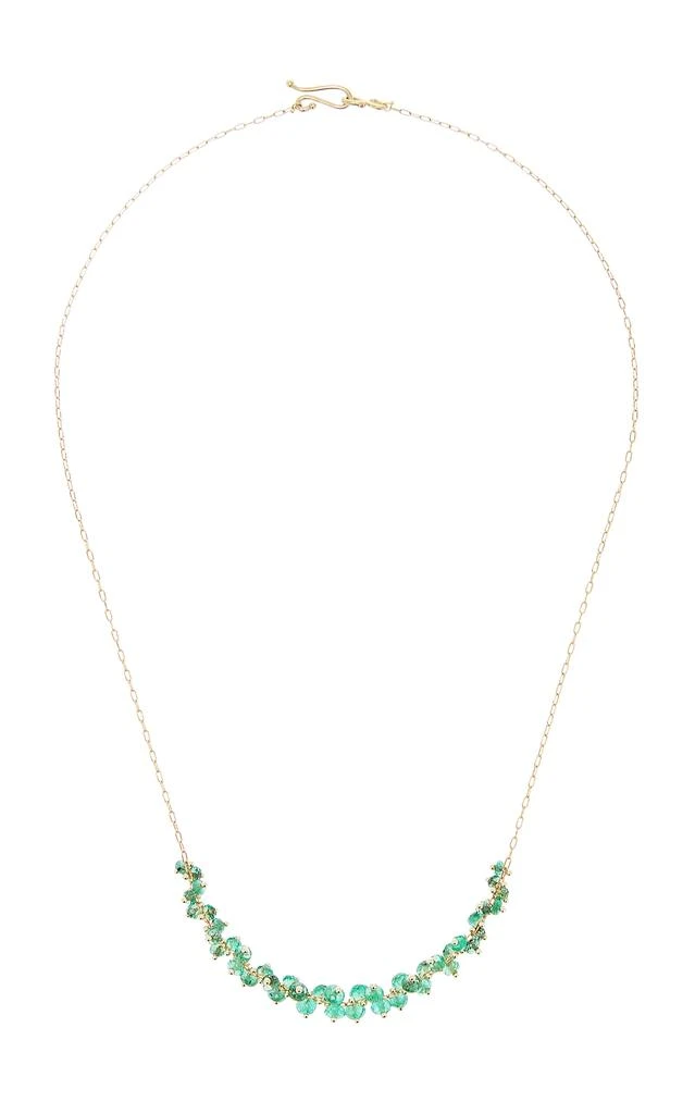 商品Ten Thousand Things|Ten Thousand Things - Long Spiral 18K Yellow Gold Emerald Necklace - Green - OS - Moda Operandi - Gifts For Her,价格¥17420,第1张图片