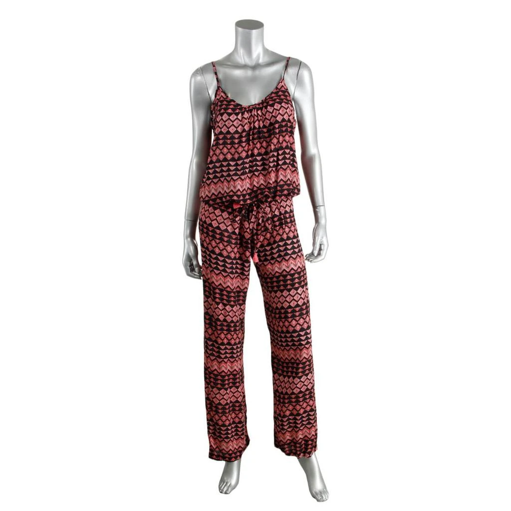 商品Red Carter|Red Carter Womens Printed Scoop Neck Jumpsuit Swim Cover-Up,价格¥61,第2张图片详细描述