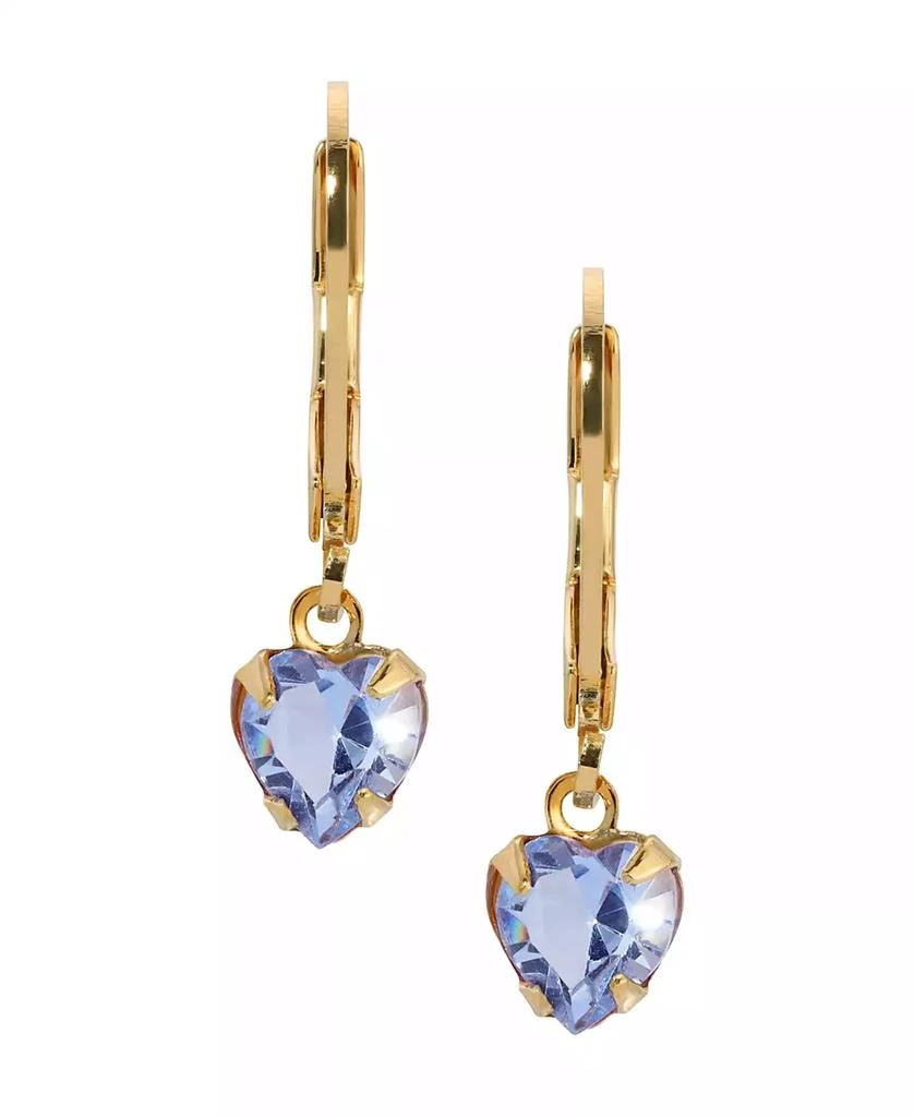 商品2028|Crystal Heart Drop Earrings,价格¥168,第4张图片详细描述