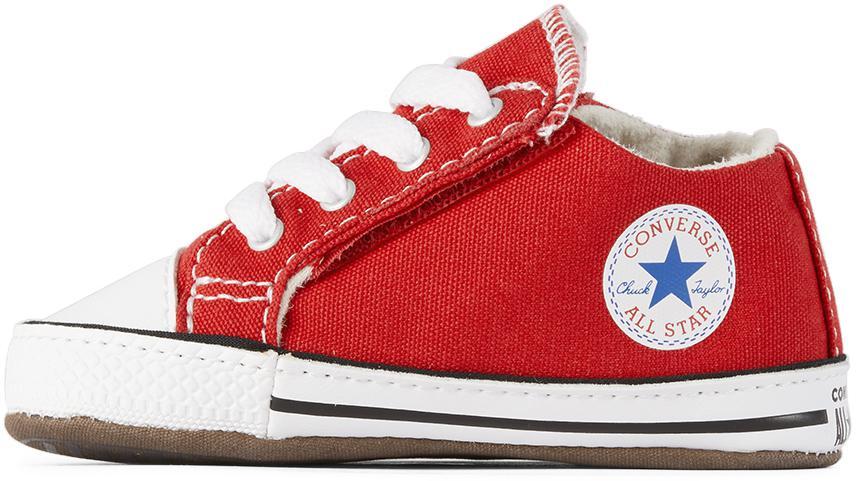商品Converse|Baby Red Easy-On Chuck Taylor All Star Cribster Sneakers,价格¥205,第5张图片详细描述