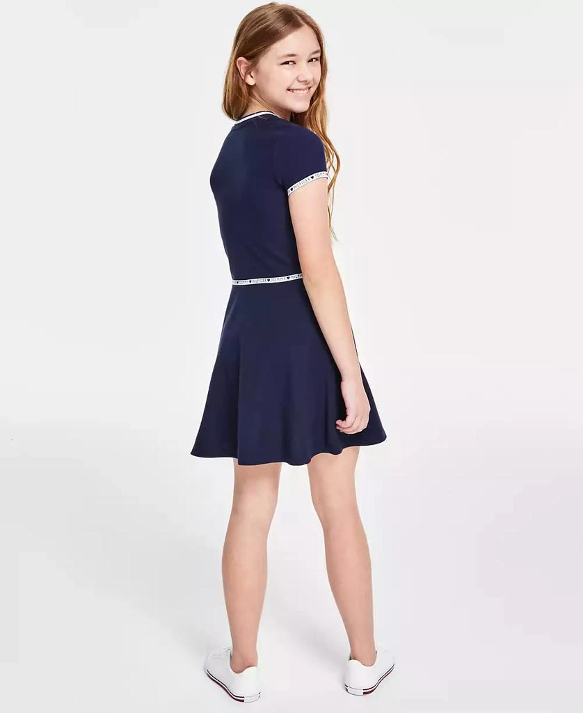 商品Tommy Hilfiger|Big Girls Quarter Zip Dress,价格¥190,第4张图片详细描述