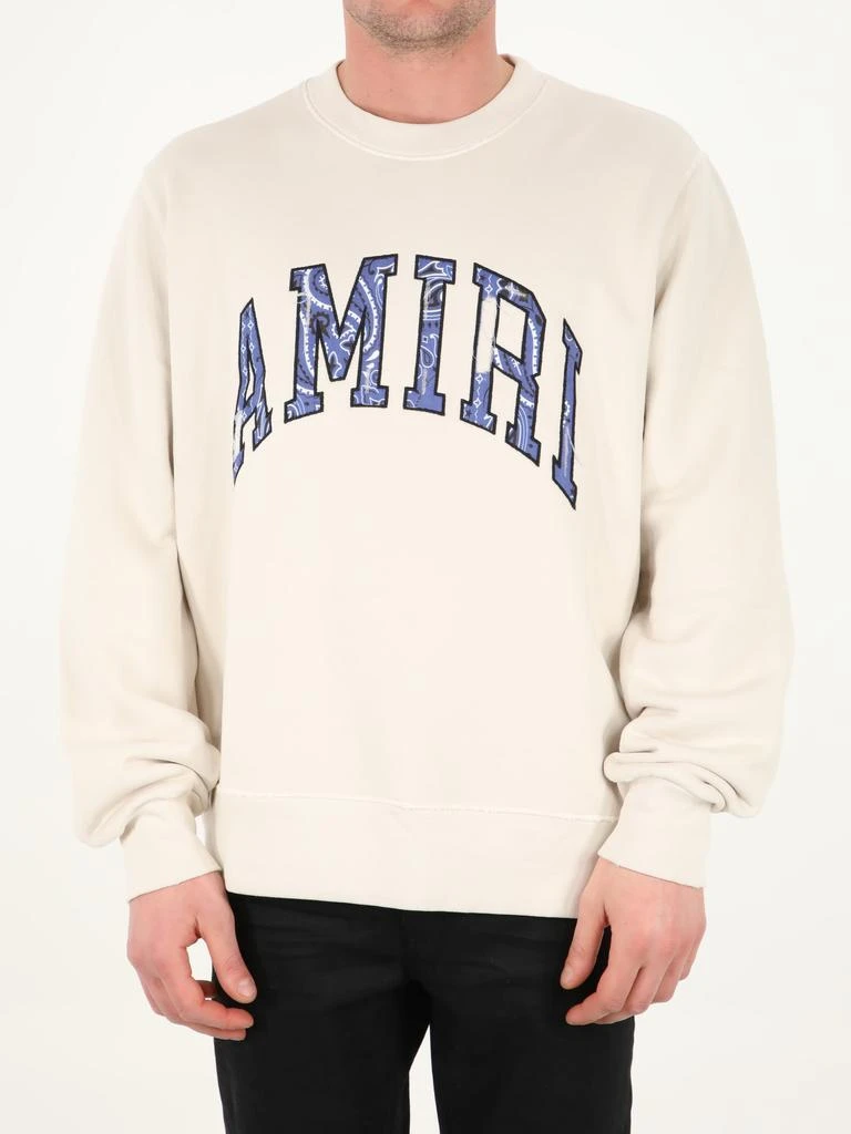 商品AMIRI|Amiri White sweatshirt with logo,价格¥3984,第1张图片