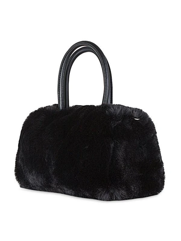 商品Luxe Faux Fur|Faux Fur Bowling Bag,价格¥447,第4张图片详细描述