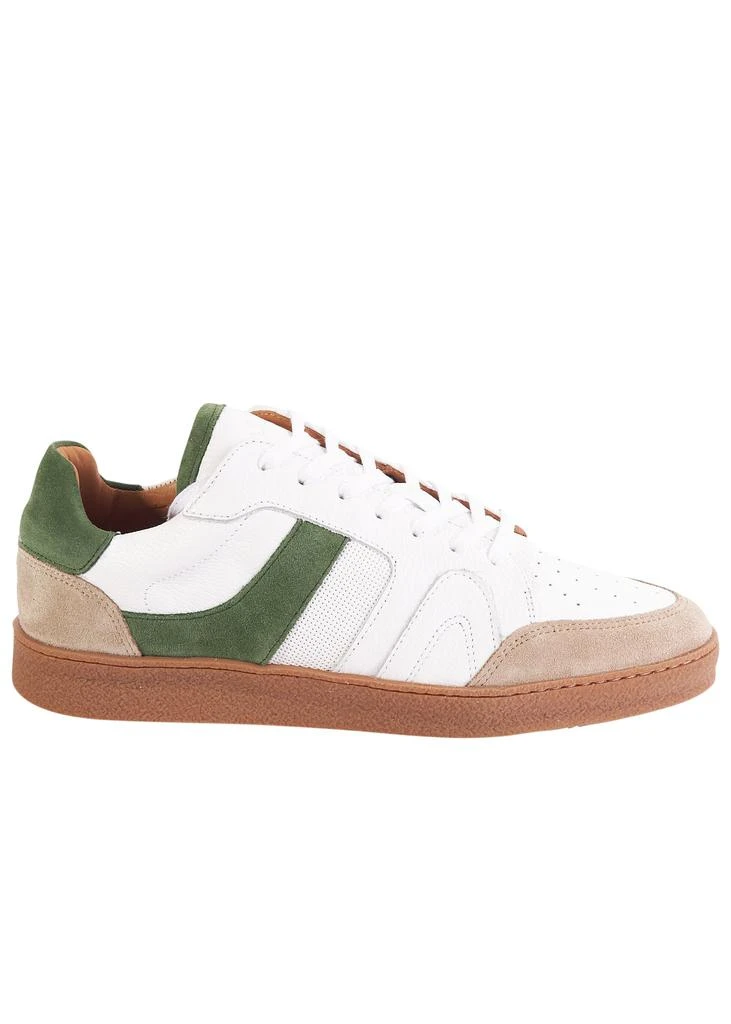 商品Oliver Sweeney|Oliver Sweeney Mens Harrow Trainer In White/Green,价格¥710,第1张图片