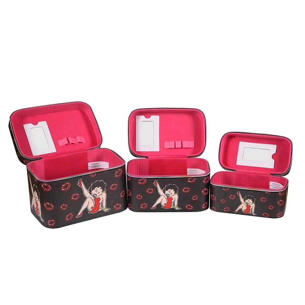 商品Betty Boop|Betty Boop - Women's Cosmetic Bag Set,价格¥406,第2张图片详细描述