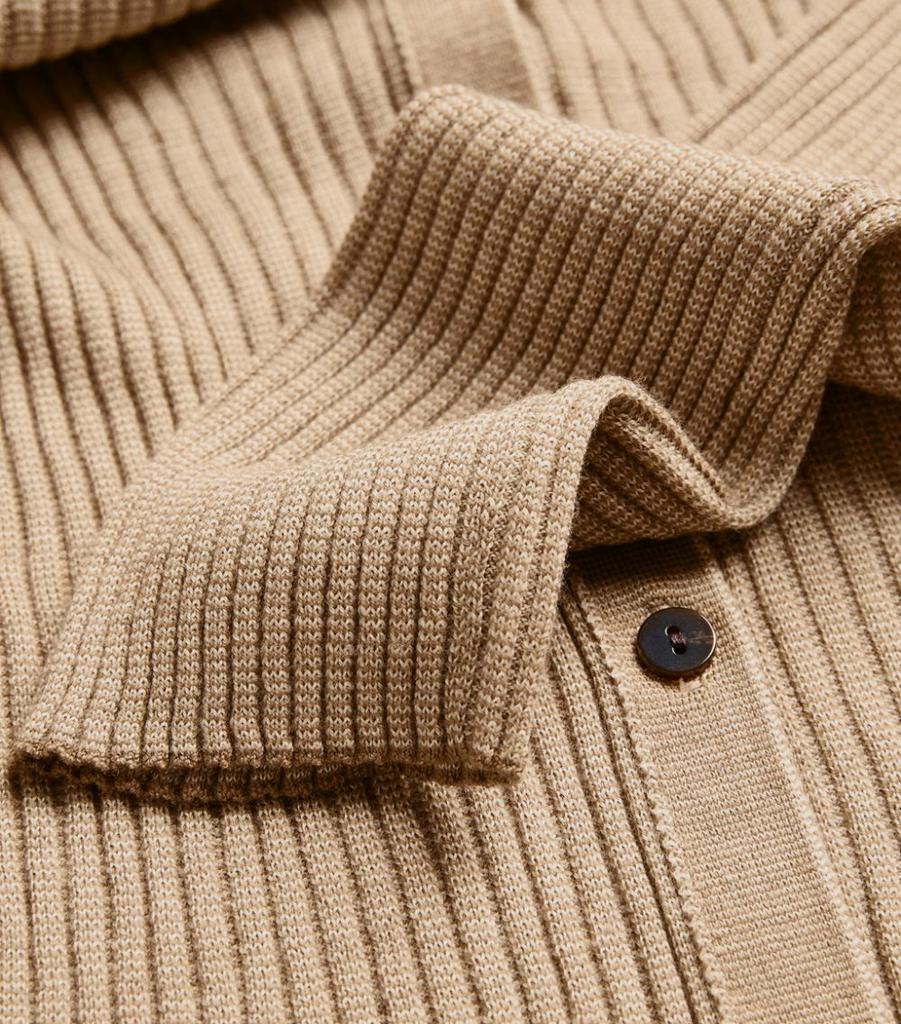 Wool Rib-Knit Cardigan商品第5张图片规格展示