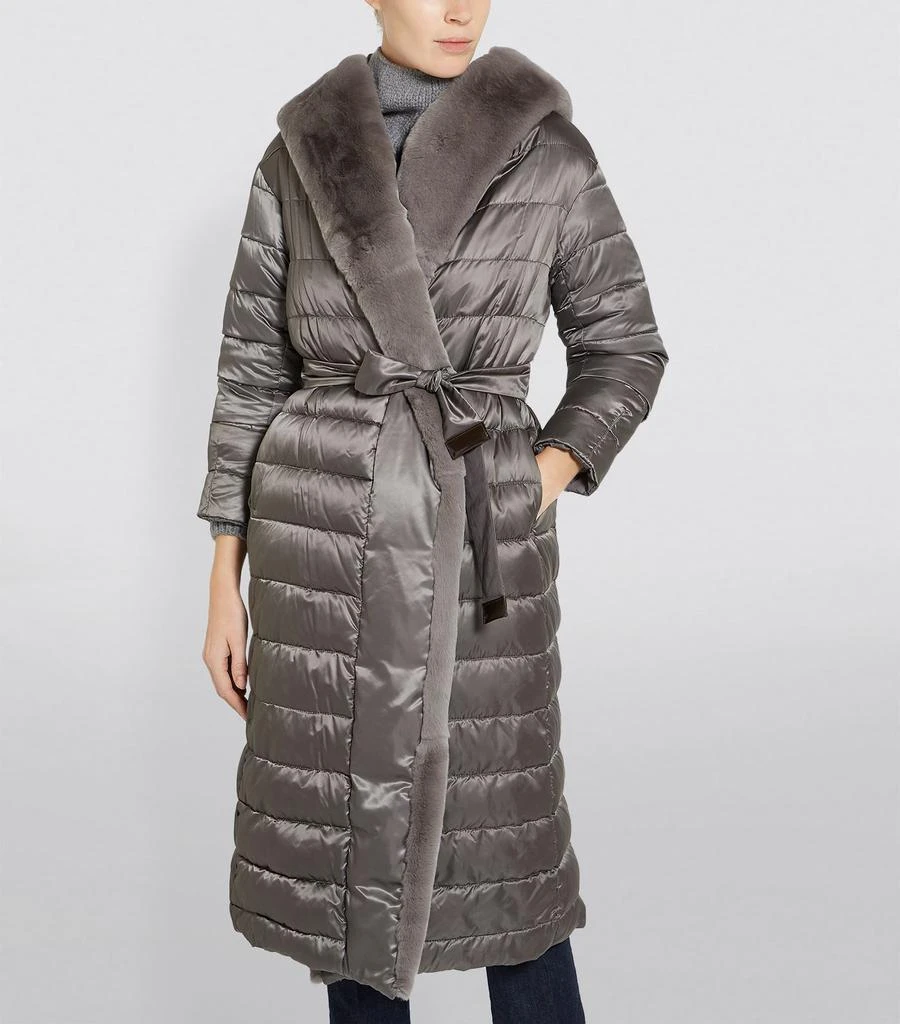 商品Max Mara|The Cube Rabbit-Trim Quilted Coat,价格¥10275,第2张图片详细描述