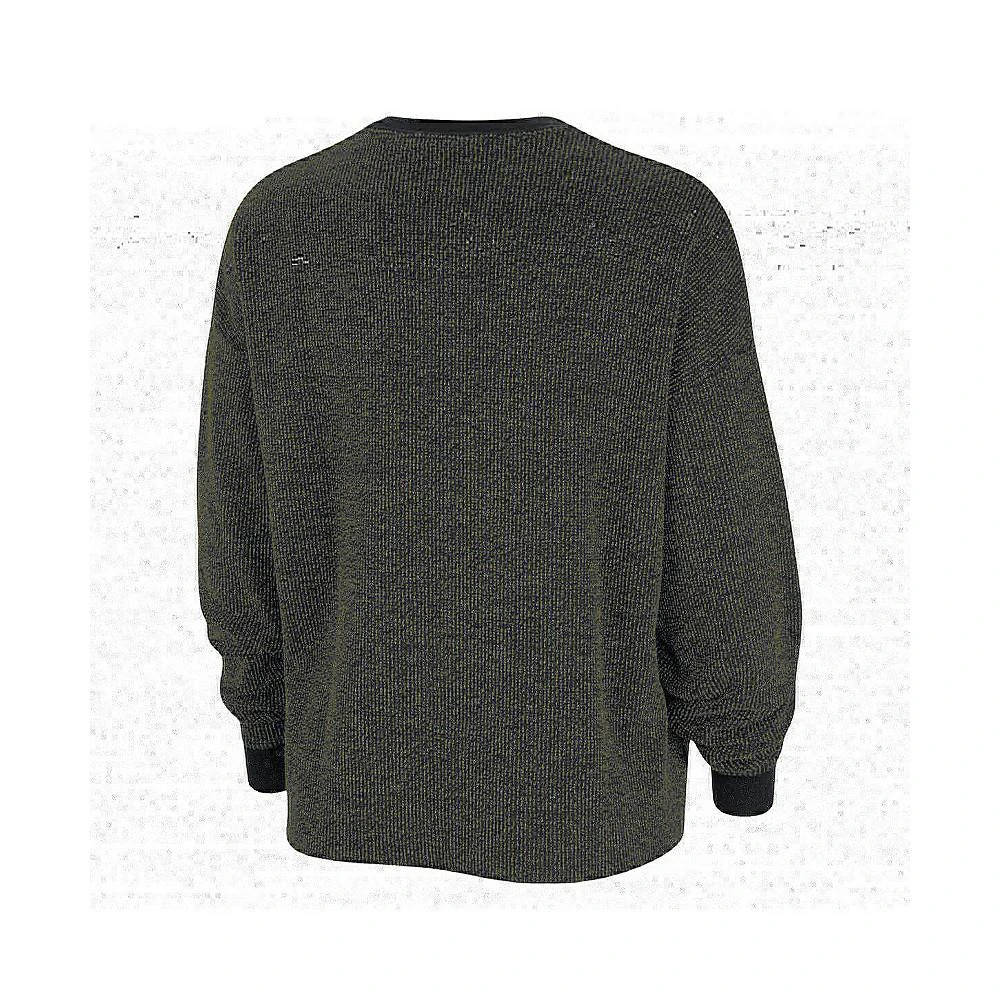 商品NIKE|Women's Black Texas Longhorns Yoga Script Pullover Sweatshirt,价格¥598,第3张图片详细描述