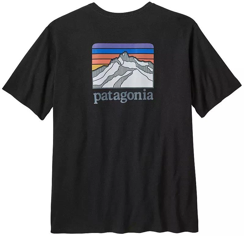 商品Patagonia|Patagonia Men's Line Logo Ridge Pocket Responsibili-Tee Short Sleeve T-Shirt,价格¥372,第4张图片详细描述