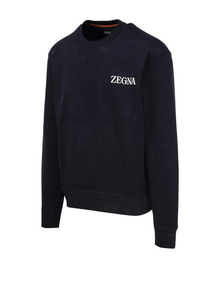 商品Zegna|Ermenegildo Zegna Logo-Printed Crewneck Sweatshirt,价格¥3165,第3张图片详细描述
