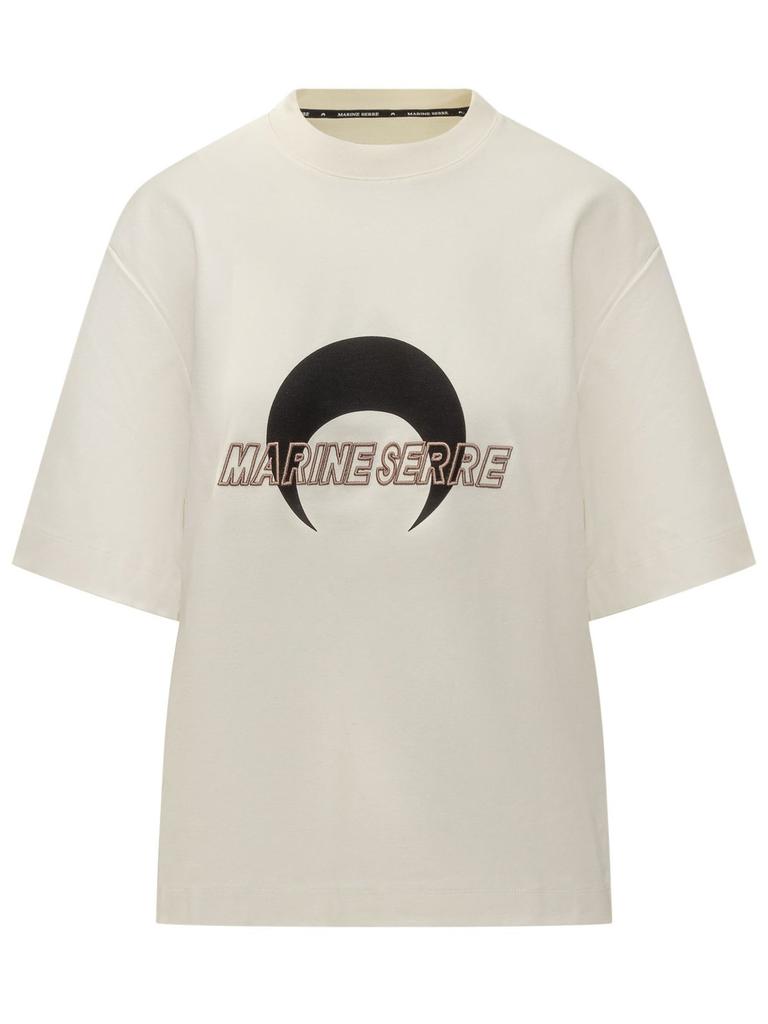 Shop Marine Serre MS Sports Jersey Relaxed T-Shirt on Sale at
