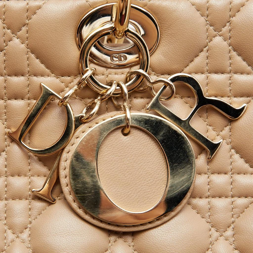 Dior Beige Cannage Leather Large Lady Dior Tote 商品