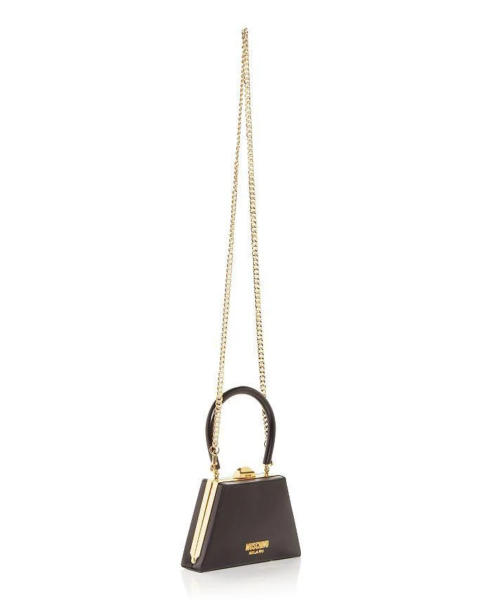 商品Moschino|Mini Top Handle Leather Crossbody,价格¥6418,第4张图片详细描述
