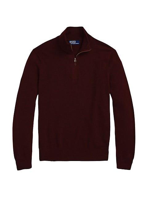 商品Ralph Lauren|Wool Quarter-Zip Sweater,价格¥687,第3张图片详细描述