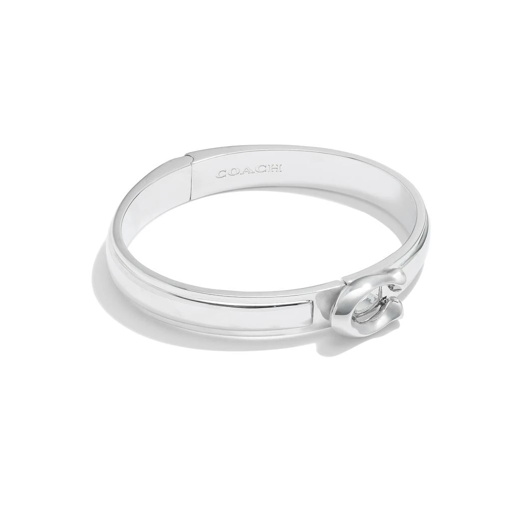 商品Coach|Signature Tabby Bangle Bracelet,价格¥465,第1张图片