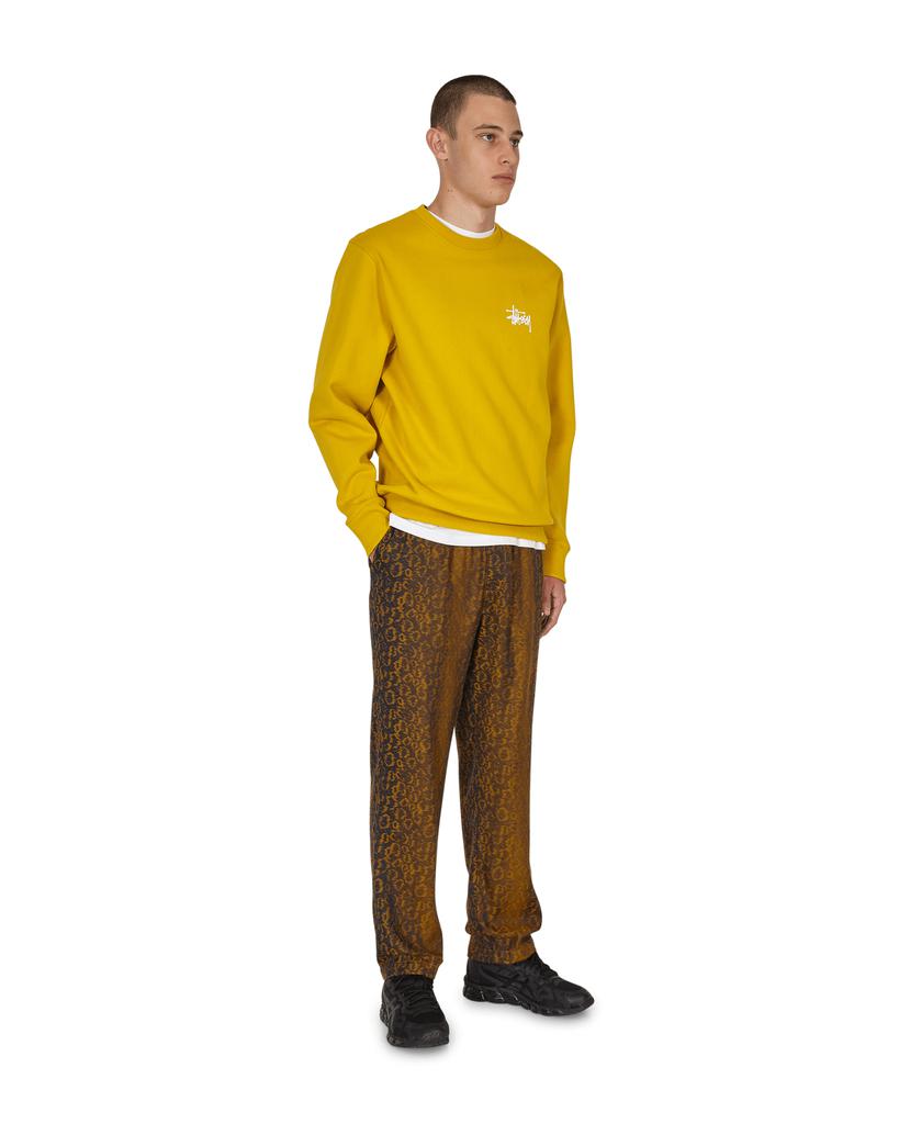 Basic Stussy Crewneck Sweatshirt Yellow商品第5张图片规格展示