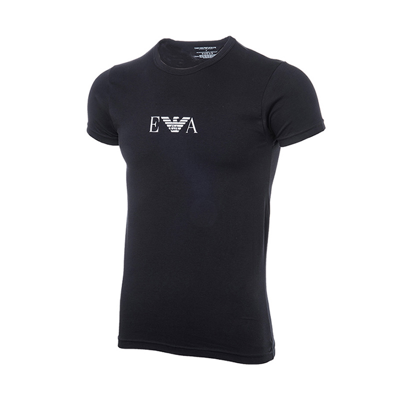 Emporio Armani 安普里奥 阿玛尼 男士黑色混纺短袖T恤 111267-CC715-7320商品第4张图片规格展示