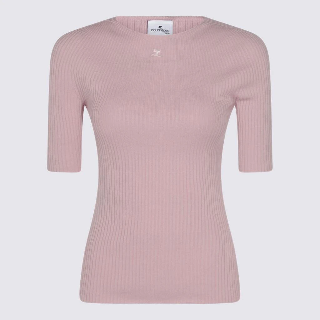商品Courrèges|Courrèges Pink Cotton Knitwear,价格¥2943,第1张图片