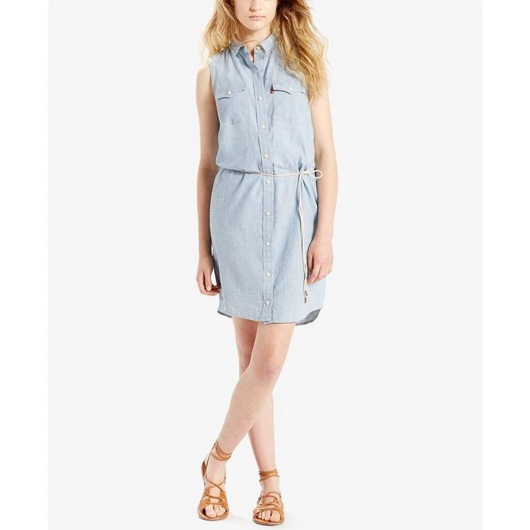 商品Levi's|® Cotton Denim Iconic Western Dress,价格¥247,第1张图片