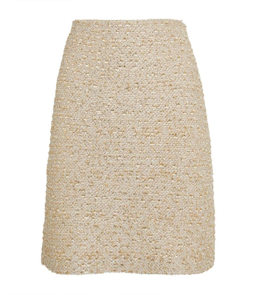 商品St. John|Tweed Sequinned Mini Skirt,价格¥3760,第1张图片