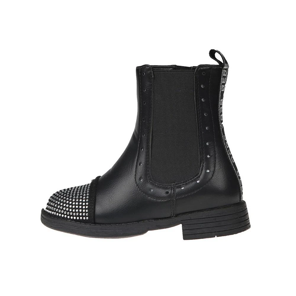 Big Girls Comfy Fashion Tall Chelsea Boots with Rhinestones 商品