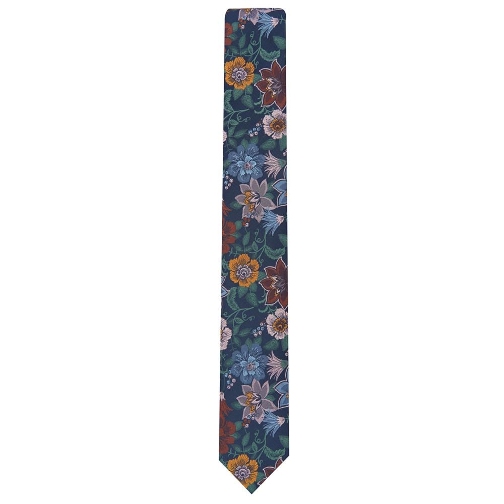 Men's Ryewood Skinny Floral Tie, Created for Macy's商品第2张图片规格展示