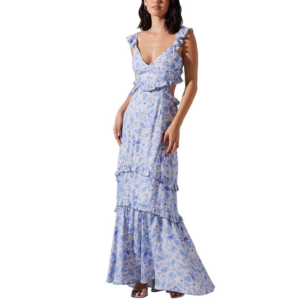 商品ASTR|Women's Cassis Floral Print Maxi Dress,价格¥1258,第1张图片