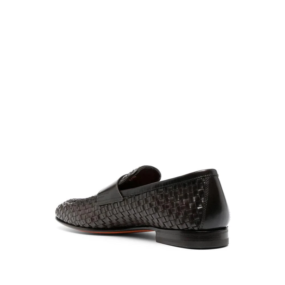 商品Santoni|Leather Loafers,价格¥4446,第3张图片详细描述