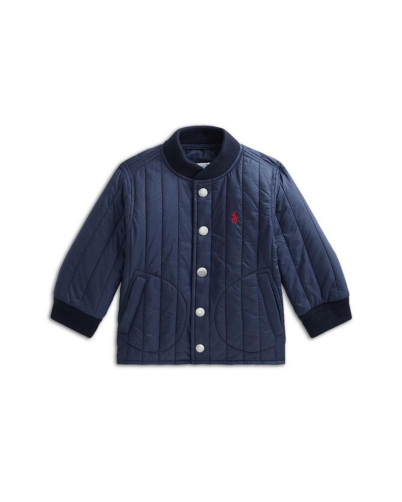 商品Ralph Lauren|Boys' Quilted Water Repellent Baseball Jacket - Baby,价格¥920,第1张图片