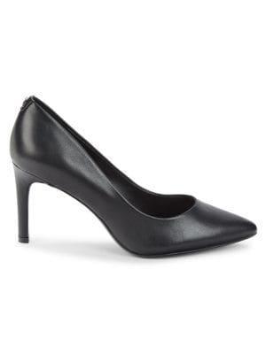 商品Karl Lagerfeld Paris|Glora Point-Toe Leather Pumps,价格¥450,第1张图片