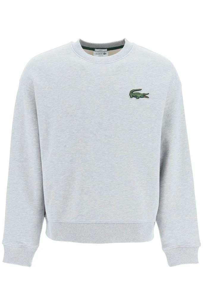 商品Lacoste|Lacoste organic cotton sweatshirt with macro logo,价格¥500,第1张图片