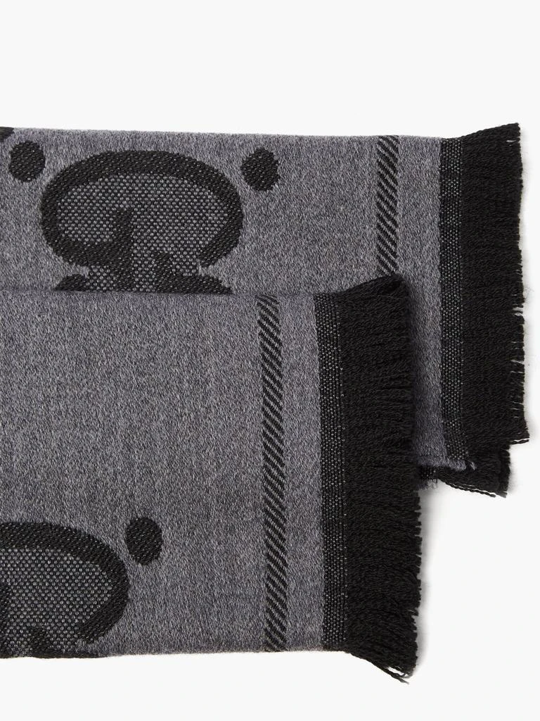 商品Gucci|GG-jacquard wool scarf,价格¥3628,第2张图片详细描述