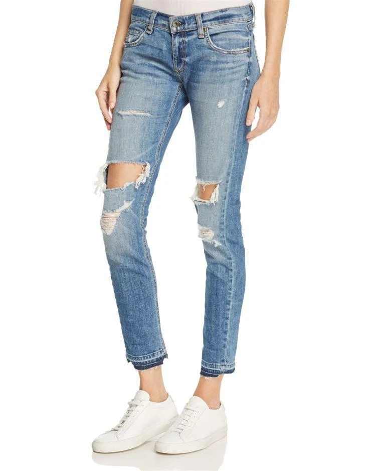 商品Rag & Bone|The Dre Slim Boyfriend Crop Jeans in Kennedy - 100% Exclusive,价格¥1403,第1张图片