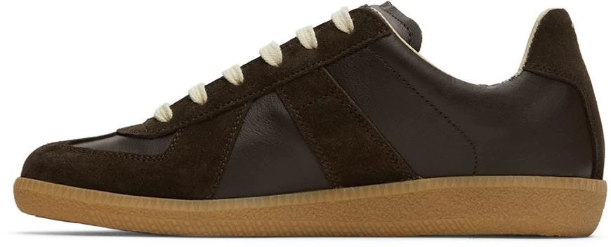 商品MAISON MARGIELA|Brown Replica Sneakers,价格¥2875,第3张图片详细描述