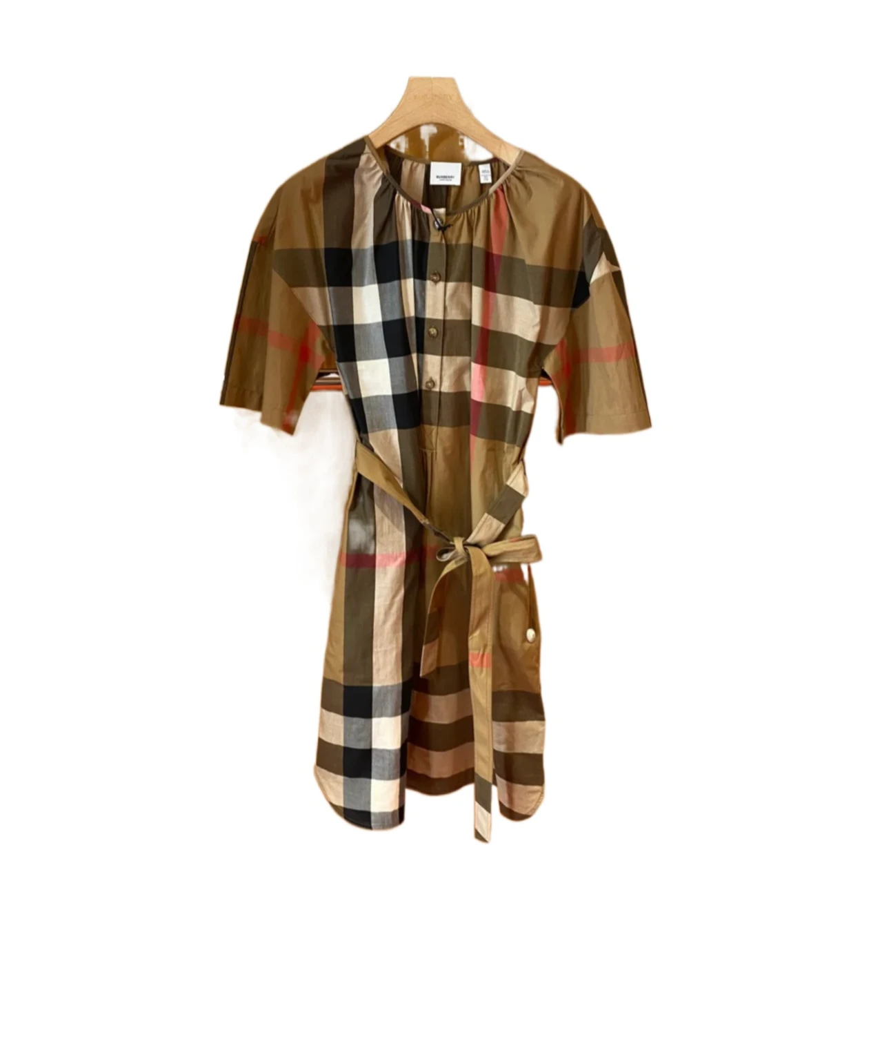 商品【商品预售7天】 Burberry|Burberry 女士连衣裙 80843111 棕色,价格¥4233,第1张图片