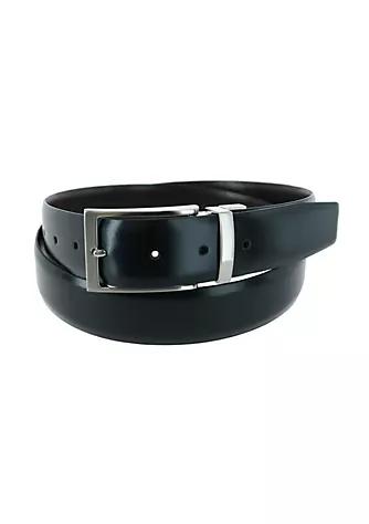 Men's Reversible Smooth Feather Edge Belt商品第1张图片规格展示