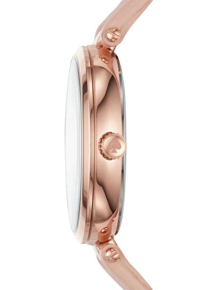 商品Kate Spade|holland heart vachetta leather watch,价格¥1437,第3张图片详细描述