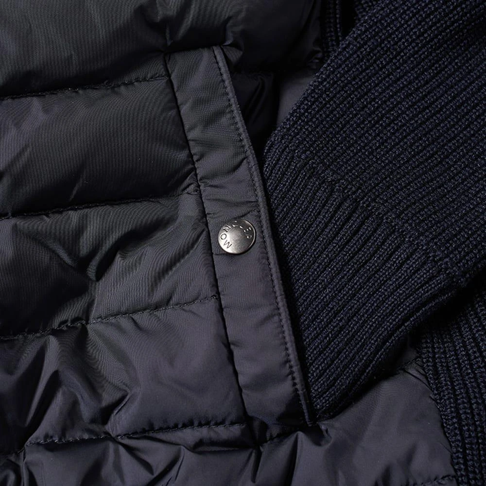 商品Moncler|Moncler Nylon Hooded Knit Down Jacket,价格¥7649,第4张图片详细描述